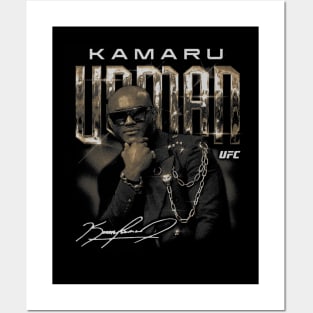 Kamaru Usman Grunge Posters and Art